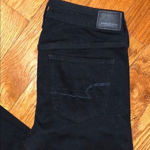 Like New American Eagle Black Jeans Sz 6R